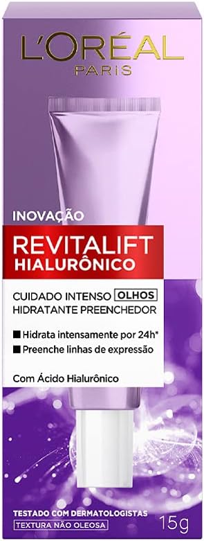 Creme para Olhos Anti-idade L'Oréal Paris Revitalift Hialurônico, 15g