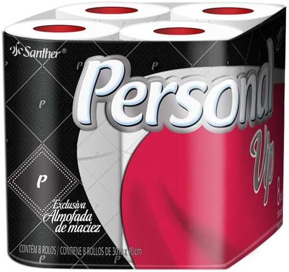 Personal Papel Higiênico Vip Folha Dupla 8 Unidades Branco (Embalagem Pode Variar)