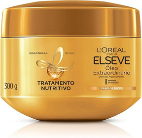 L’Oréal Paris Creme De Tratamento L'Oréal Paris Elseve Óleo Extraordinário Nutrição Intensa 300G-embalagem variável