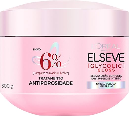 Creme de Tratamento L'Oréal Paris Elseve Glycolic Gloss 300g