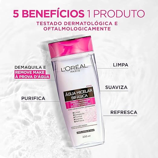 L'Oréal Paris Dermo Expertise Bifásica - Água Micelar 200ml