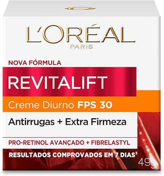 L'Oréal Paris Revitalift Diurno FPS18 - Creme Facial Anti-Idade 49g