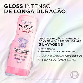 Condicionador L'Oréal Paris Elseve Glycolic Gloss 400ml