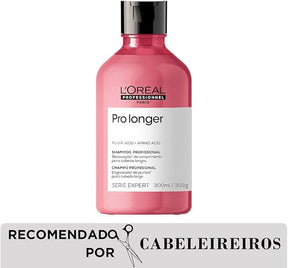 L'Oréal Professionnel Shampoo Pro Longer | Reduz a Quebra e a Aparência de Pontas Duplas | Adiciona Volume e Brilho | Para cabelos finos e com afinamento | 300ml