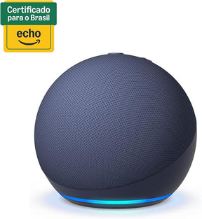Echo Dot (Geração mais recente) | O Echo Dot com o melhor som já lançado | Cor Azul