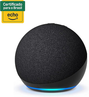 Echo Dot (Geração mais recente) | O Echo Dot com o melhor som já lançado | Cor Preta