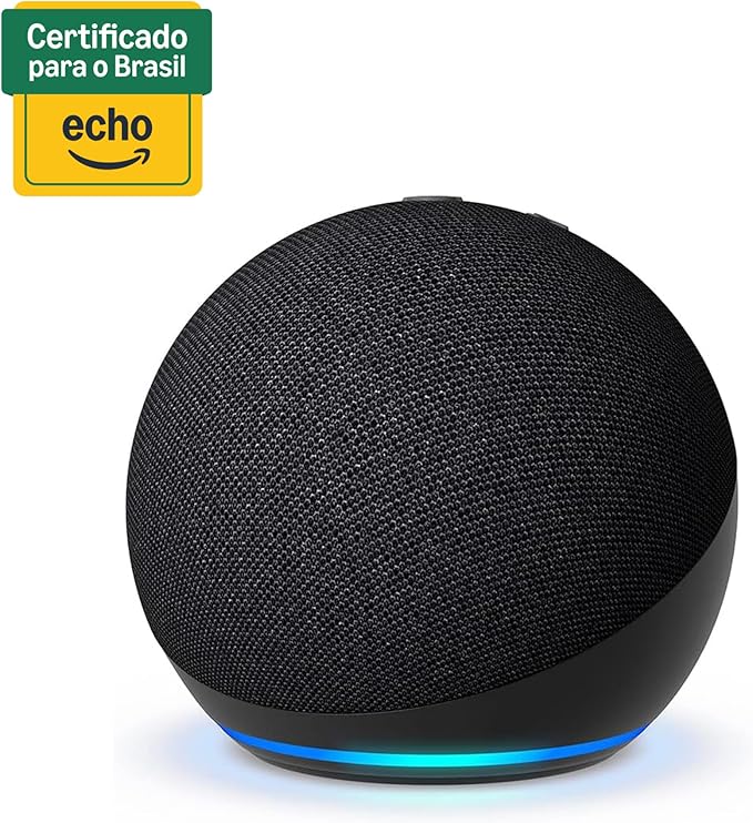 Echo Dot (Geração mais recente) | O Echo Dot com o melhor som já lançado | Cor Preta