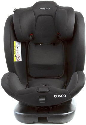 Cosco Kids, Cadeirinha Evolutty 360 X, 0 a 36kg, com Giro 360º e Isofix, Preto
