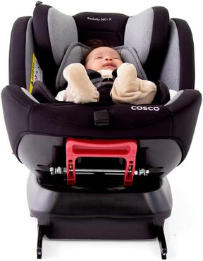 Cosco Kids, Cadeirinha Evolutty 360 X, 0 a 36kg, com Giro 360º e Isofix, Preto