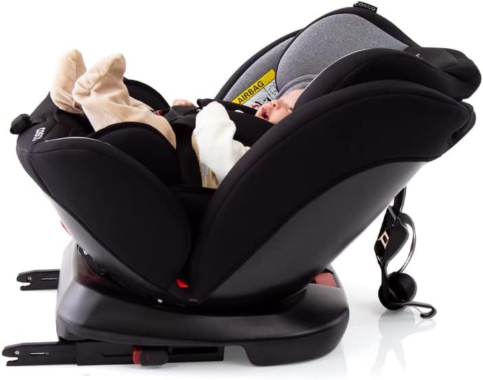 Cosco Kids, Cadeirinha Evolutty 360 X, 0 a 36kg, com Giro 360º e Isofix, Preto