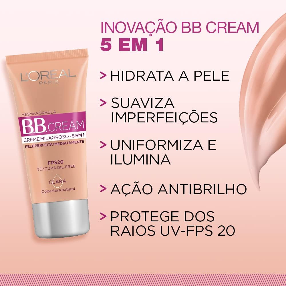 L’Oréal Paris Base Bb Cream L'Oréal Paris Dermo Expertise Cor Escura Fps 20 30Ml
