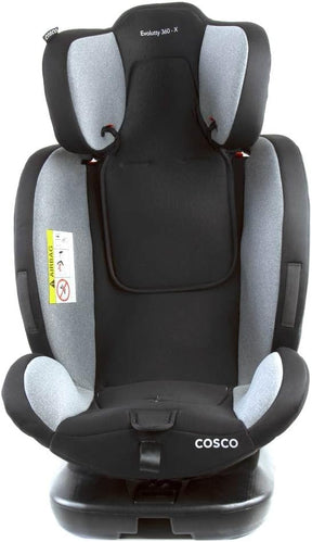 Cosco Kids, Cadeirinha Evolutty 360 X, 0 a 36kg, com Giro 360º e Isofix, Preto