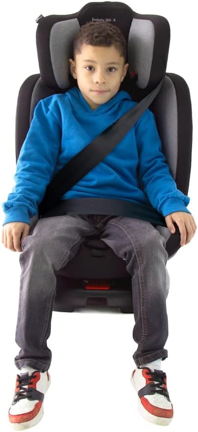 Cosco Kids, Cadeirinha Evolutty 360 X, 0 a 36kg, com Giro 360º e Isofix, Preto