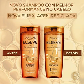 Shampoo L'Oréal Paris Elseve Óleo Extraodinário, 400ml