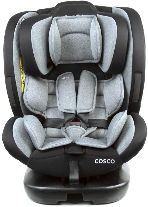 Cosco Kids, Cadeirinha Evolutty 360 X, 0 a 36kg, com Giro 360º e Isofix, Preto