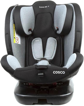 Cosco Kids, Cadeirinha Evolutty 360 X, 0 a 36kg, com Giro 360º e Isofix, Preto
