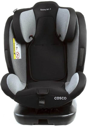 Cosco Kids, Cadeirinha Evolutty 360 X, 0 a 36kg, com Giro 360º e Isofix, Preto