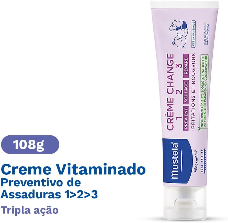 Mustela Gel Lavante Suave 500ml - Sabonete Líquido Corpo e Cabelo Infantil - 93% de Ingredientes de Origem Natural - Seguro Desde o Nascimento