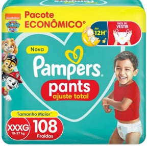 Fralda Pampers Pants Ajuste Total G - 144 fraldas