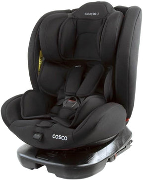 Cosco Kids, Cadeirinha Evolutty 360 X, 0 a 36kg, com Giro 360º e Isofix, Preto