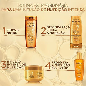 L’Oréal Paris Creme De Tratamento L'Oréal Paris Elseve Óleo Extraordinário Nutrição Intensa 300G-embalagem variável