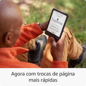 Kindle 16 GB (Geração mais recente) - Leve e compacto, com tela antirreflexo, trocas de página mais rápidas, luz frontal ajustável e bateria de longa duração - Cor Verde