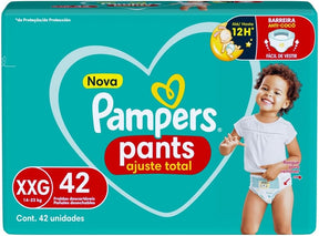Fralda Pampers Pants Ajuste Total G - 144 fraldas