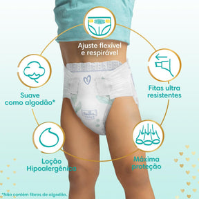 Fralda Descartável Pampers Premium Care – Tamanho XG, 120 Unidades