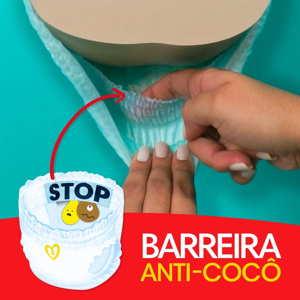 Fralda Pampers Pants Ajuste Total G - 144 fraldas