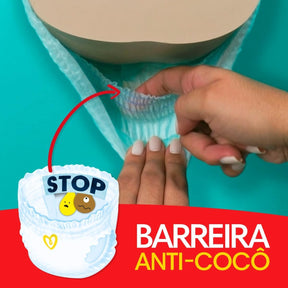 Fralda Pampers Pants Ajuste Total G - 144 fraldas