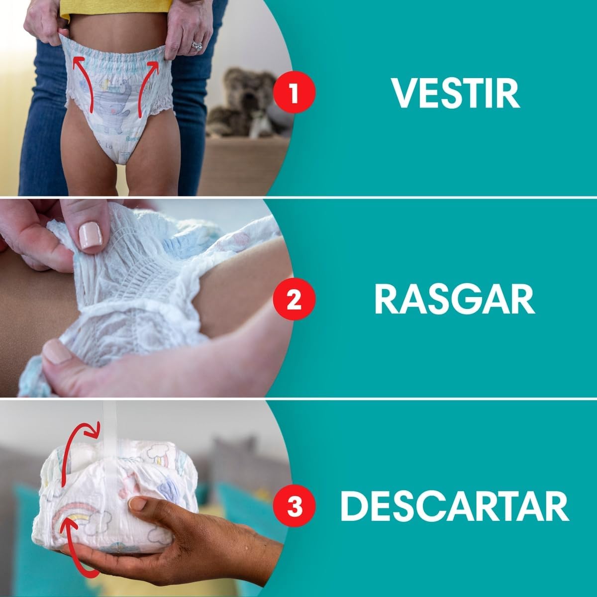 Fralda Pampers Pants Ajuste Total G - 144 fraldas