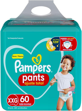 Fralda Pampers Pants Ajuste Total G - 144 fraldas