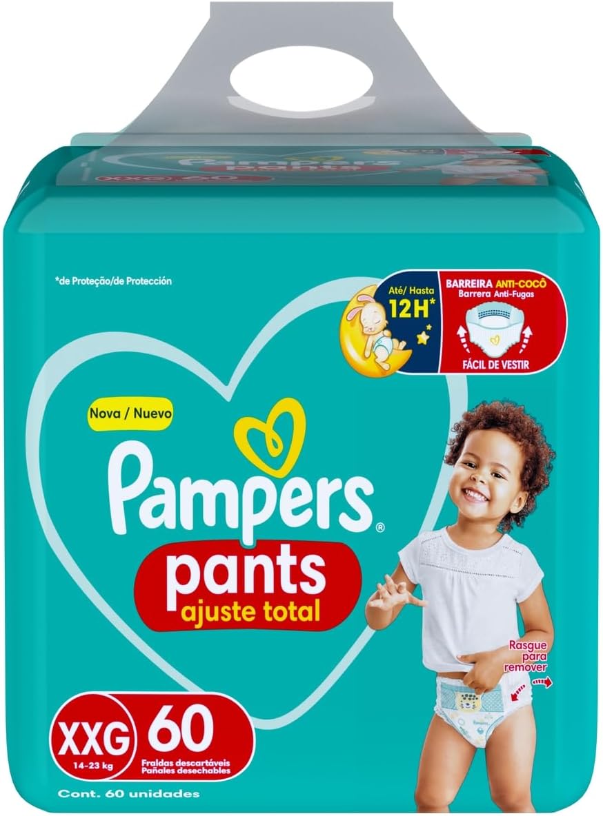 Fralda Pampers Pants Ajuste Total G - 144 fraldas
