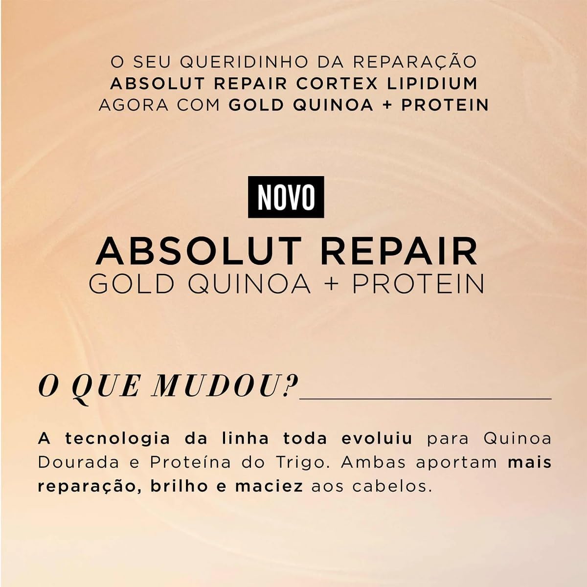 Kit Shampoo e Condicionador Loreal Professionnel Absolut Repair Gold Quinoa + Protein Pequeno