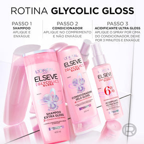 Condicionador L'Oréal Paris Elseve Glycolic Gloss 400ml