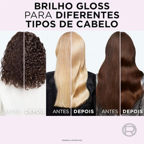 Creme para Pentear Super Gloss L'Oréal Paris Elseve Glycolic Gloss 250ML