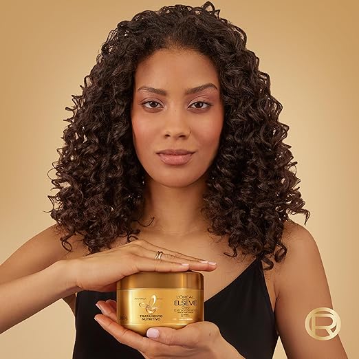 L’Oréal Paris Creme De Tratamento L'Oréal Paris Elseve Óleo Extraordinário Nutrição Intensa 300G-embalagem variável