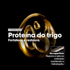 L'Oréal Professionnel Óleo 10 em 1 Absolut Repair | Multi-benefícios para cabelos secos e danificados | Repara e Promove Brilho | Com Gold Quinoa e Proteínas