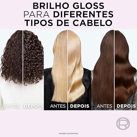 Elseve Haircare, Shampoo L'Oréal Paris Glycolic Gloss, 400ML