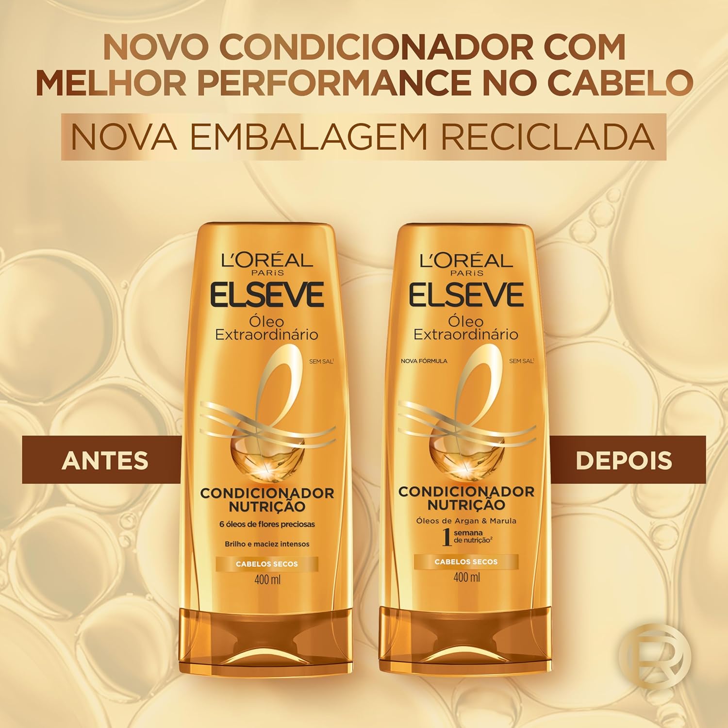 Condicionador L'Oréal Paris Elseve Óleo Extraordinário, 400ml
