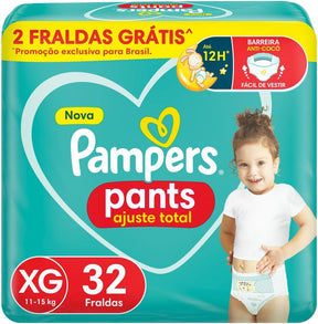 Fralda Pampers Pants Ajuste Total G - 144 fraldas