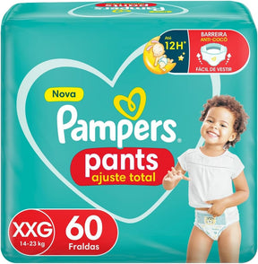 Fralda Pampers Pants Ajuste Total G - 144 fraldas