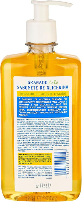 Granado Sabonete Líquido Bebê, Tradicional, 500ml