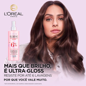 L'Oréal Paris Elseve Acidificante Capilar Glycolic Gloss, Brilho Durador Resiste por até 6 Lavagens, 200ml