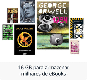 Kindle 16 GB (Geração mais recente) - Leve e compacto, com tela antirreflexo, trocas de página mais rápidas, luz frontal ajustável e bateria de longa duração - Cor Verde
