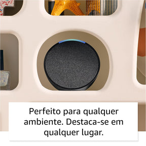 Echo Pop (Geração mais recente) | Smart speaker compacto com som envolvente e Alexa | Cor Preta