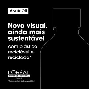 L'Oréal Professionnel Condicionador NutriOil para nutrição e brilho, enriquecido com óleo de coco, com textura leve e para todos os tipos de cabelo, 200ml