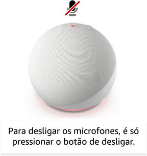 Echo Dot (Geração mais recente) | O Echo Dot com o melhor som já lançado | Cor Branca