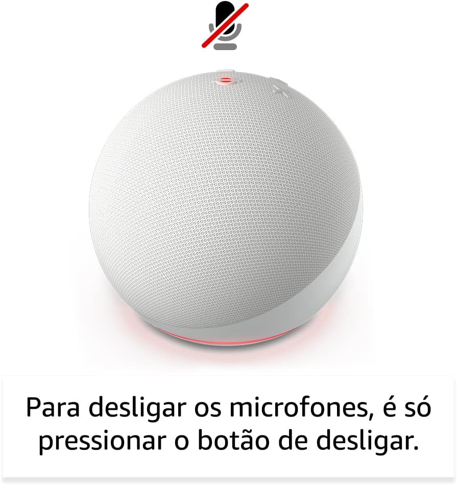 Echo Dot (Geração mais recente) | O Echo Dot com o melhor som já lançado | Cor Branca
