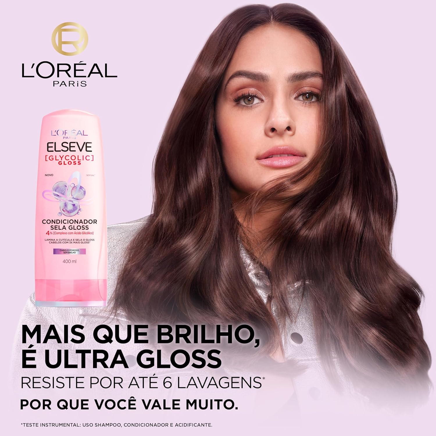 Condicionador L'Oréal Paris Elseve Glycolic Gloss 400ml